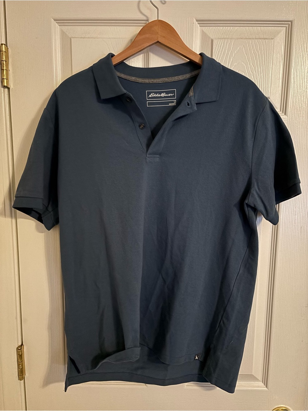 Eddie Bauer Men's Dark Navy Polo Shirt
